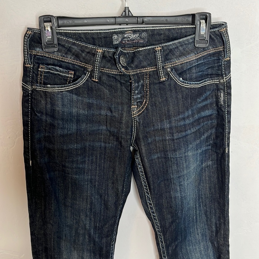 Silver Jeans Tuesday 16 1/2” W 26/ L 33 Western Stove Works